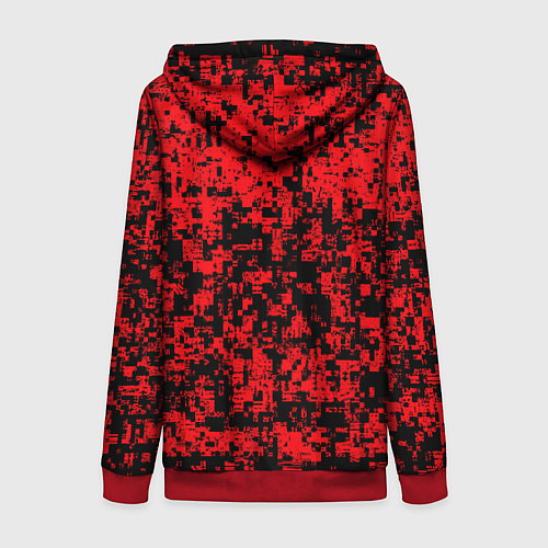 Женская толстовка на молнии MILAN / 3D-Красный – фото 2