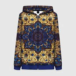 Женская толстовка на молнии Золотой ковер