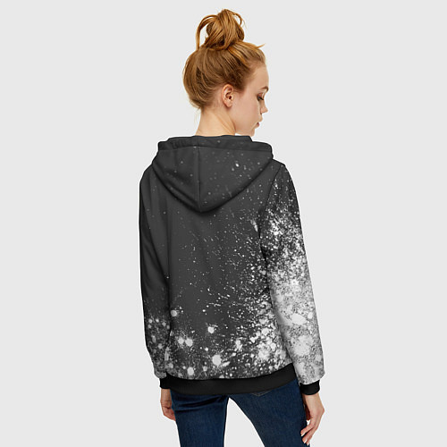Женская толстовка на молнии LINDEMANN ЛИНДЕМАНН / 3D-Черный – фото 4