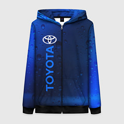 Женская толстовка на молнии TOYOTA ТОЙОТА
