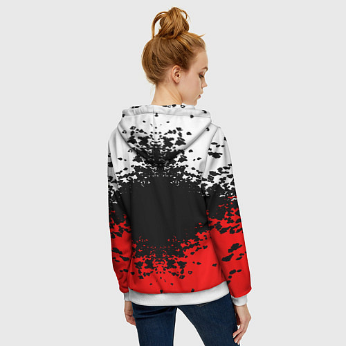 Женская толстовка на молнии Left 4 Dead / 3D-Белый – фото 4