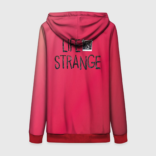 Женская толстовка на молнии ХлояМакс / 3D-Красный – фото 2