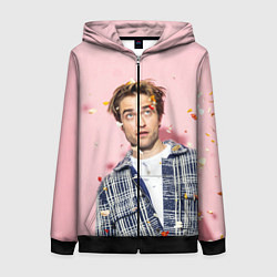 Толстовка на молнии женская ROBERT PATTINSON, цвет: 3D-черный
