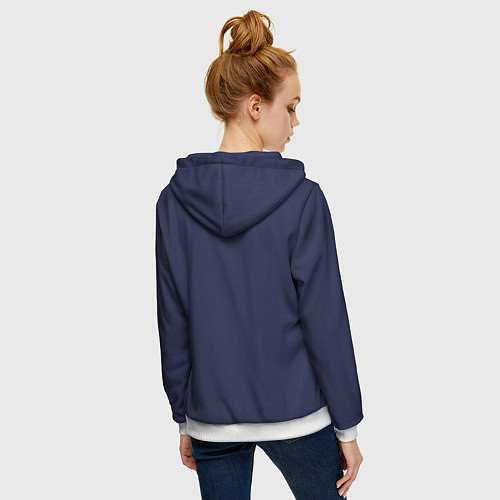 Женская толстовка на молнии UNDERTALE / 3D-Белый – фото 4