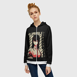 Толстовка на молнии женская Врата Штейна, цвет: 3D-белый — фото 2