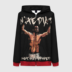 Толстовка на молнии женская Нейт Диас, цвет: 3D-красный