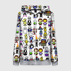 Женская толстовка на молнии UNDERTALE