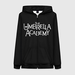 Толстовка на молнии женская Umbrella academy, цвет: 3D-черный