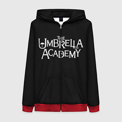 Толстовка на молнии женская Umbrella academy, цвет: 3D-красный