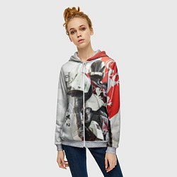 Толстовка на молнии женская DESTINY, TITAN, цвет: 3D-меланж — фото 2