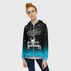 Толстовка на молнии женская HOLLOW KNIGHT, цвет: 3D-меланж — фото 2