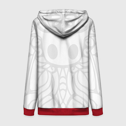 Женская толстовка на молнии HOLLOW KNIGHT ХОЛЛОУ НАЙТ / 3D-Красный – фото 2