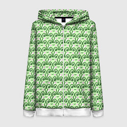 Толстовка на молнии женская Милые лягушки, цвет: 3D-белый