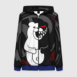 Женская толстовка на молнии MONOKUMA МОНОКУМА DANGANRO