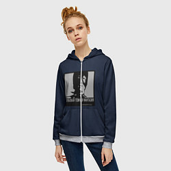 Толстовка на молнии женская ГЛУБОКАЯ ТЁМНАЯ ФАНТАЗИЯ, цвет: 3D-меланж — фото 2