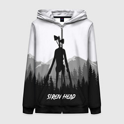 Женская толстовка на молнии SIREN HEAD DARK FOREST