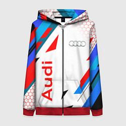 Женская толстовка на молнии AUDI АУДИ SPORT