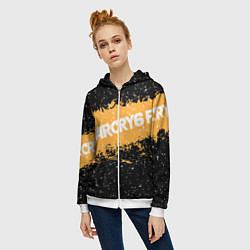 Толстовка на молнии женская Far Cry 6, цвет: 3D-белый — фото 2