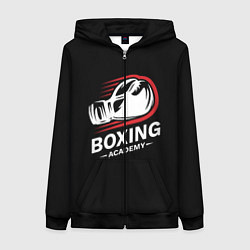 Женская толстовка на молнии Бокс