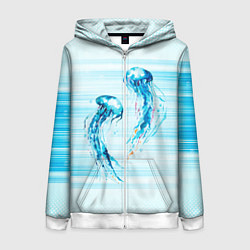 Женская толстовка на молнии Медузы