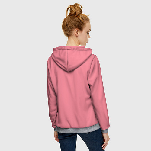 Женская толстовка на молнии Sailor Moon / 3D-Меланж – фото 4