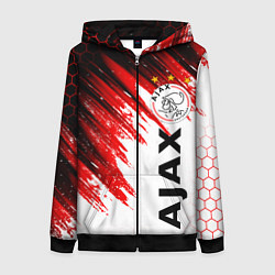 Женская толстовка на молнии FC AJAX AMSTERDAM ФК АЯКС