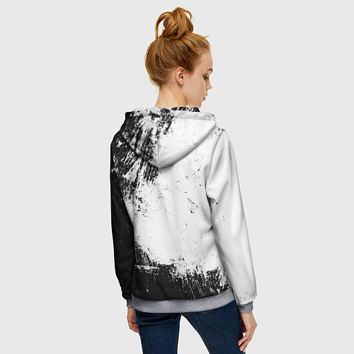 Женская толстовка на молнии Stalker 2 Danger / 3D-Меланж – фото 4