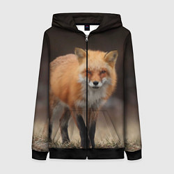 Женская толстовка на молнии Хитрая лисица