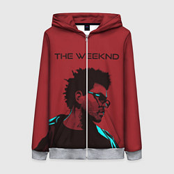 Толстовка на молнии женская The weeknd, цвет: 3D-меланж