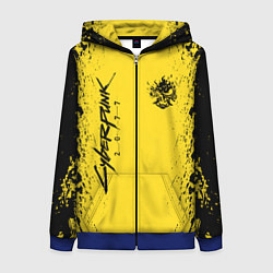 Женская толстовка на молнии CYBERPUNK 2077 КИБЕРПАНК 2077