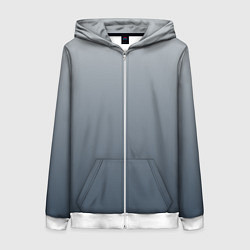 Толстовка на молнии женская GRADIENT 50 SHADES OF GREY, цвет: 3D-белый