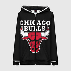 Женская толстовка на молнии B C Chicago Bulls