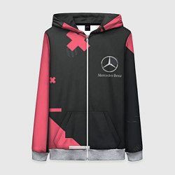 Женская толстовка на молнии Мерседес Mersedes