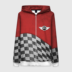 Толстовка на молнии женская Финиш Cooper, цвет: 3D-белый