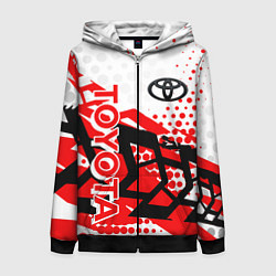 Женская толстовка на молнии Toyota Тойота