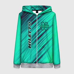 Женская толстовка на молнии Нилетто Niletto лого