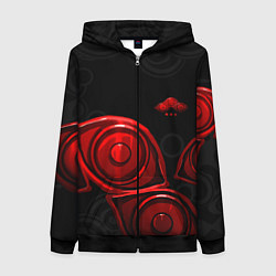 Женская толстовка на молнии Башня Бога Захард