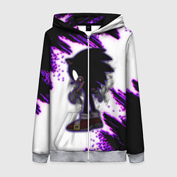 Толстовка на молнии женская SONIC DARK СОНИК, цвет: 3D-меланж