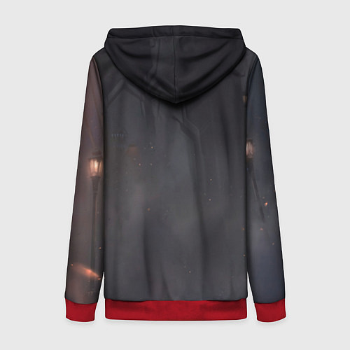 Женская толстовка на молнии Дерзкая Джинкс / 3D-Красный – фото 2