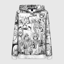Женская толстовка на молнии Сага о Винланде pattern