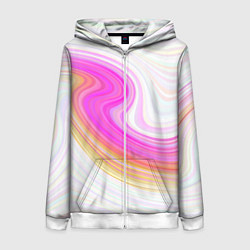 Женская толстовка на молнии Abstract gradient lines