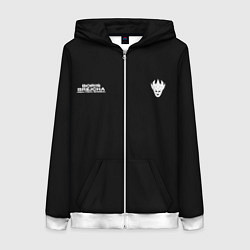 Женская толстовка на молнии C логотипом Boris Brejcha