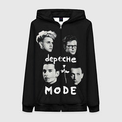 Женская толстовка на молнии Depeche Mode portrait