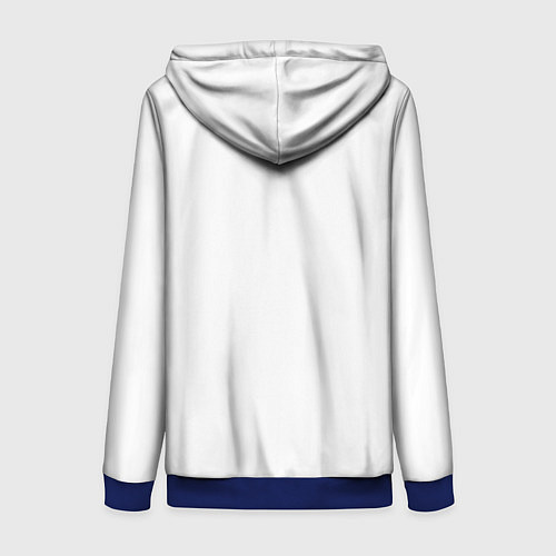 Женская толстовка на молнии Nissan 300ZX Front View JDM Retro Style / 3D-Синий – фото 2