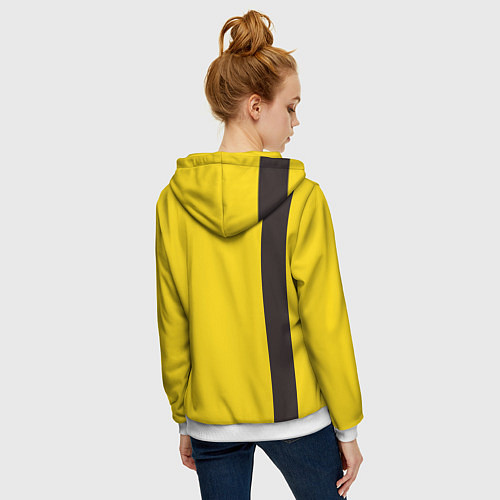 Женская толстовка на молнии Человек-бензопила - Пауэр / 3D-Белый – фото 4