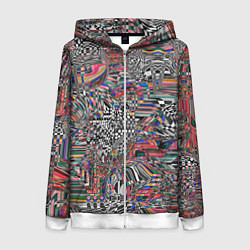 Женская толстовка на молнии Абстракция Никалеона