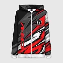 Женская толстовка на молнии Honda - CR-V - геометрия