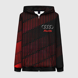 Женская толстовка на молнии Audi sportdot