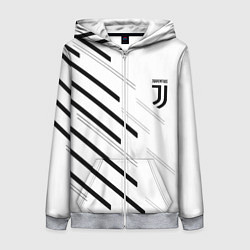 Толстовка на молнии женская Juventus sport geometry, цвет: 3D-меланж