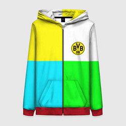 Женская толстовка на молнии Borussia color cport